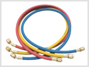 Charging hoses for R410A use with 1/2